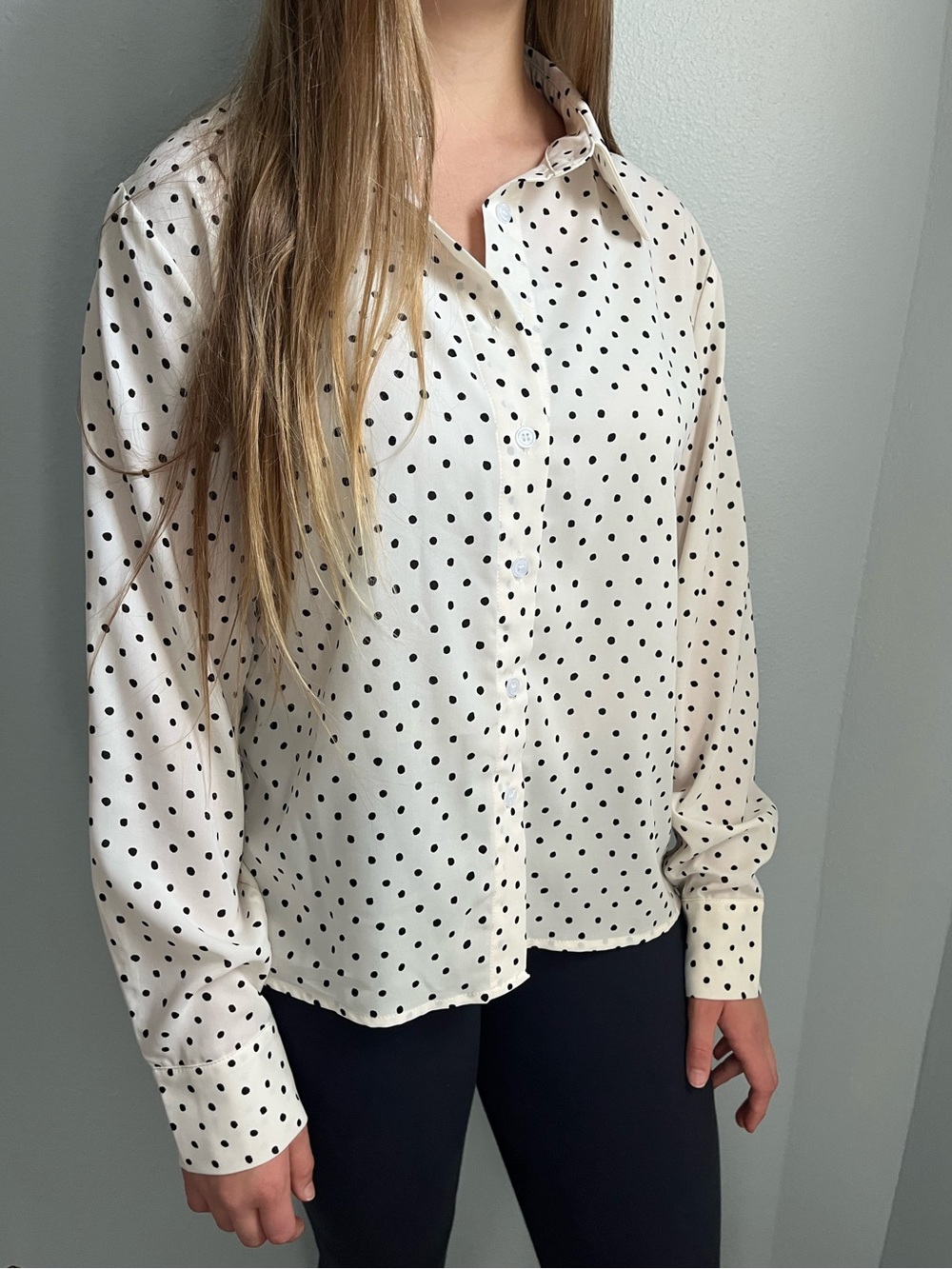 Nordstrom Polka Dot Blouse